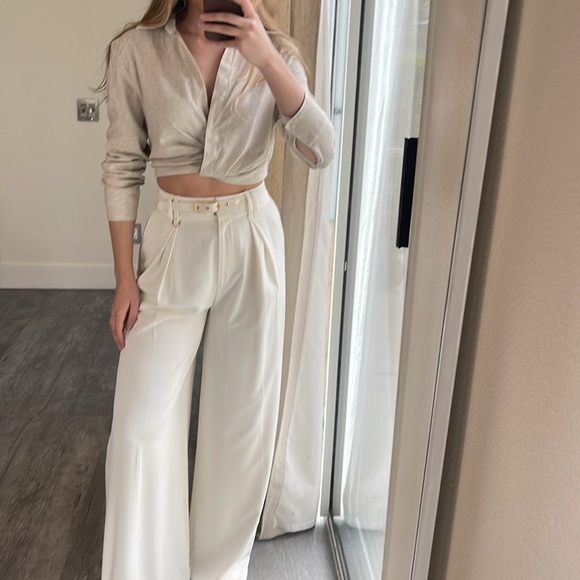 Zara linen blend top - Picture 12 of 15